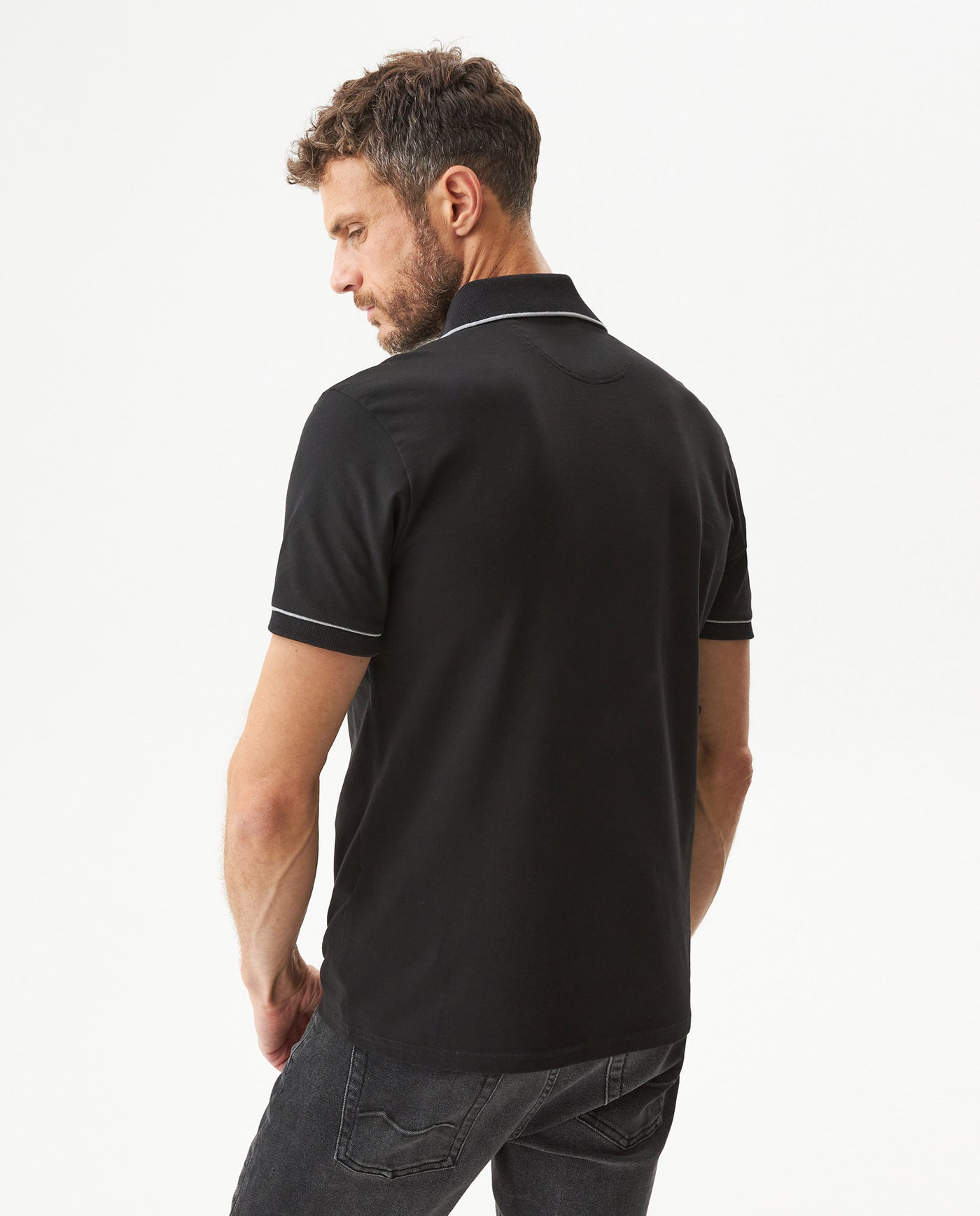 Men's Polo Shirt - Black 609G040 - 5