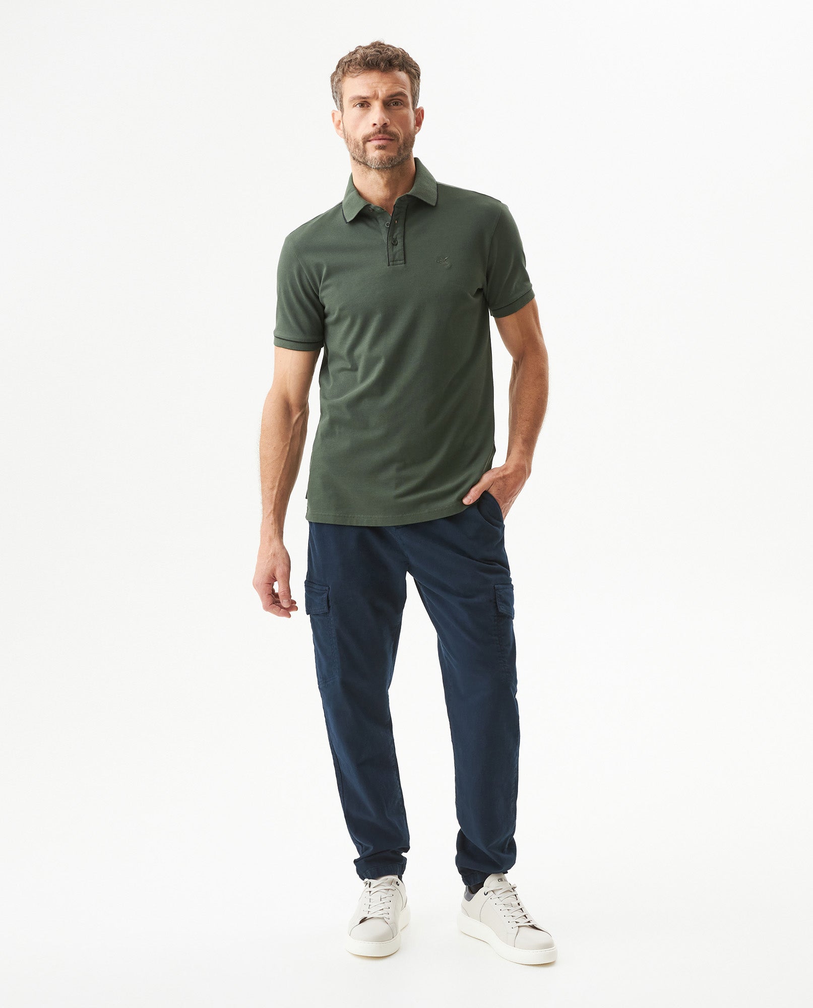 Men's Polo Shirt - Green 609G040 - 3