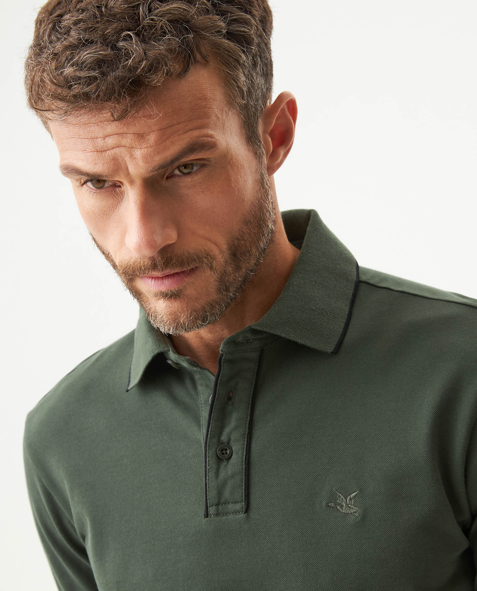 Men's Polo Shirt - Green 609G040 - 4