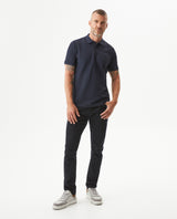 Men's Performance Fabric UPF 30 Slim Fit Polo Shirt in Cotton-Polyester Blend 609G220 - 3