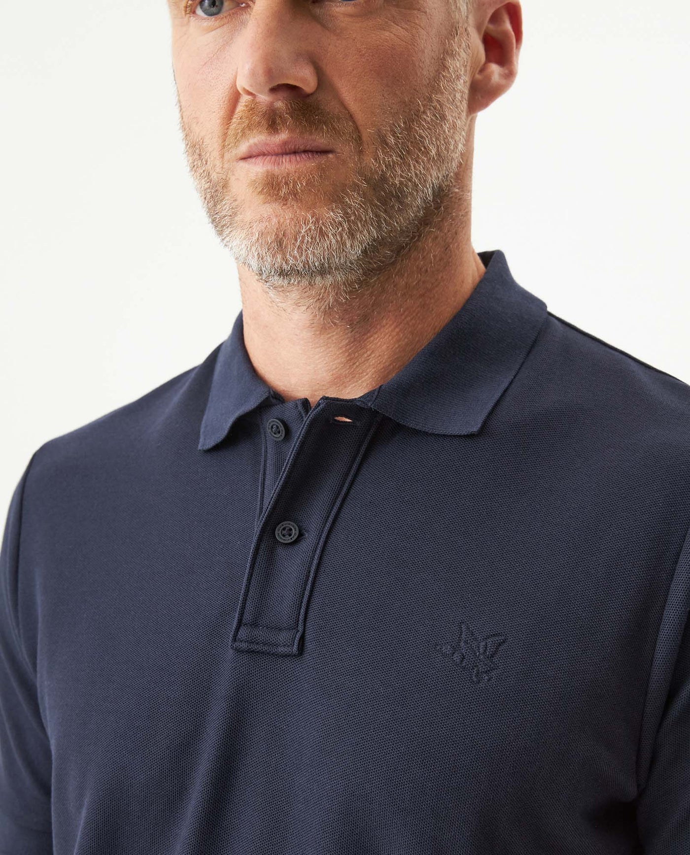 Men's Performance Fabric UPF 30 Slim Fit Polo Shirt in Cotton-Polyester Blend 609G220 - 4