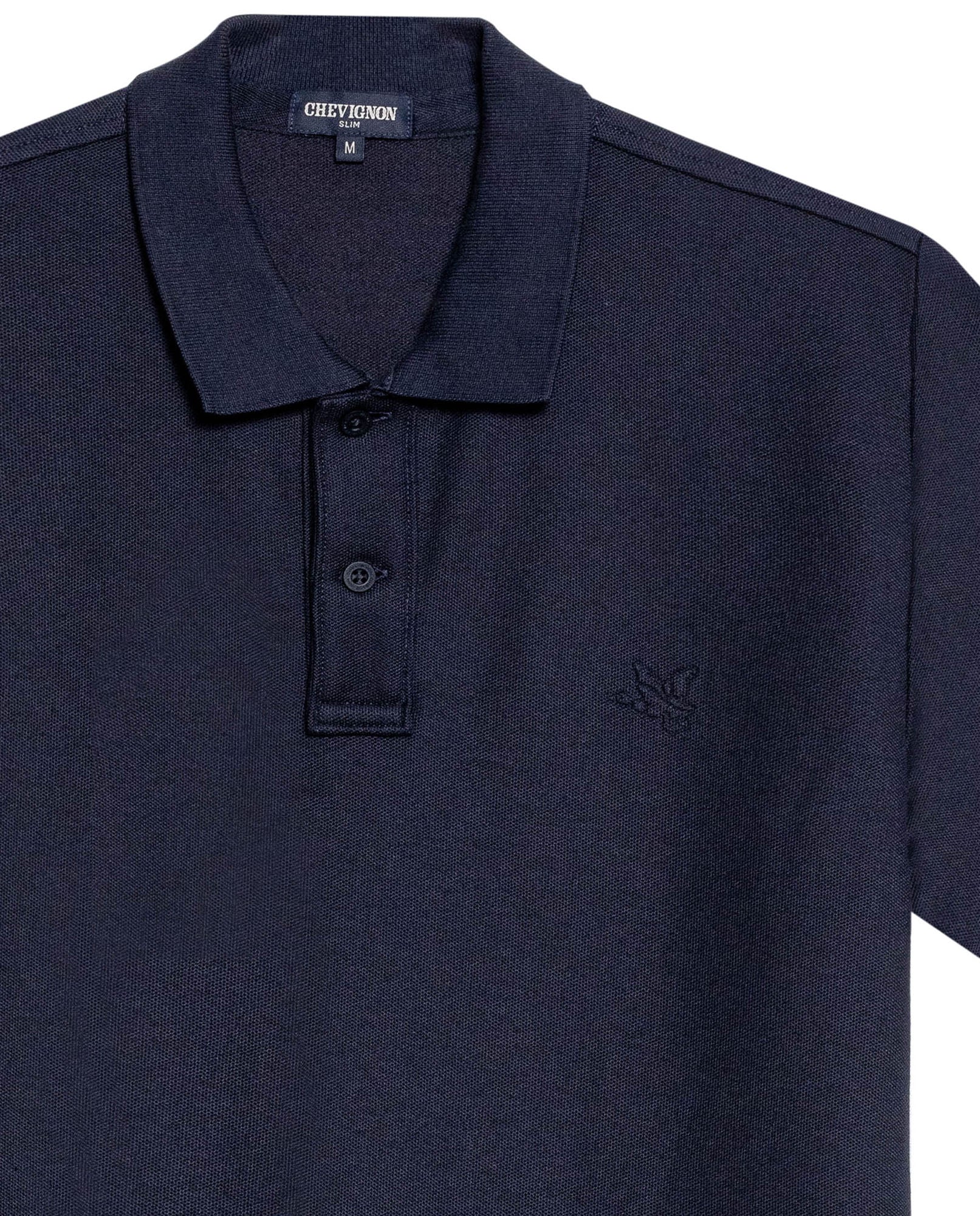 Men's Performance Fabric UPF 30 Slim Fit Polo Shirt in Cotton-Polyester Blend 609G220 - 7