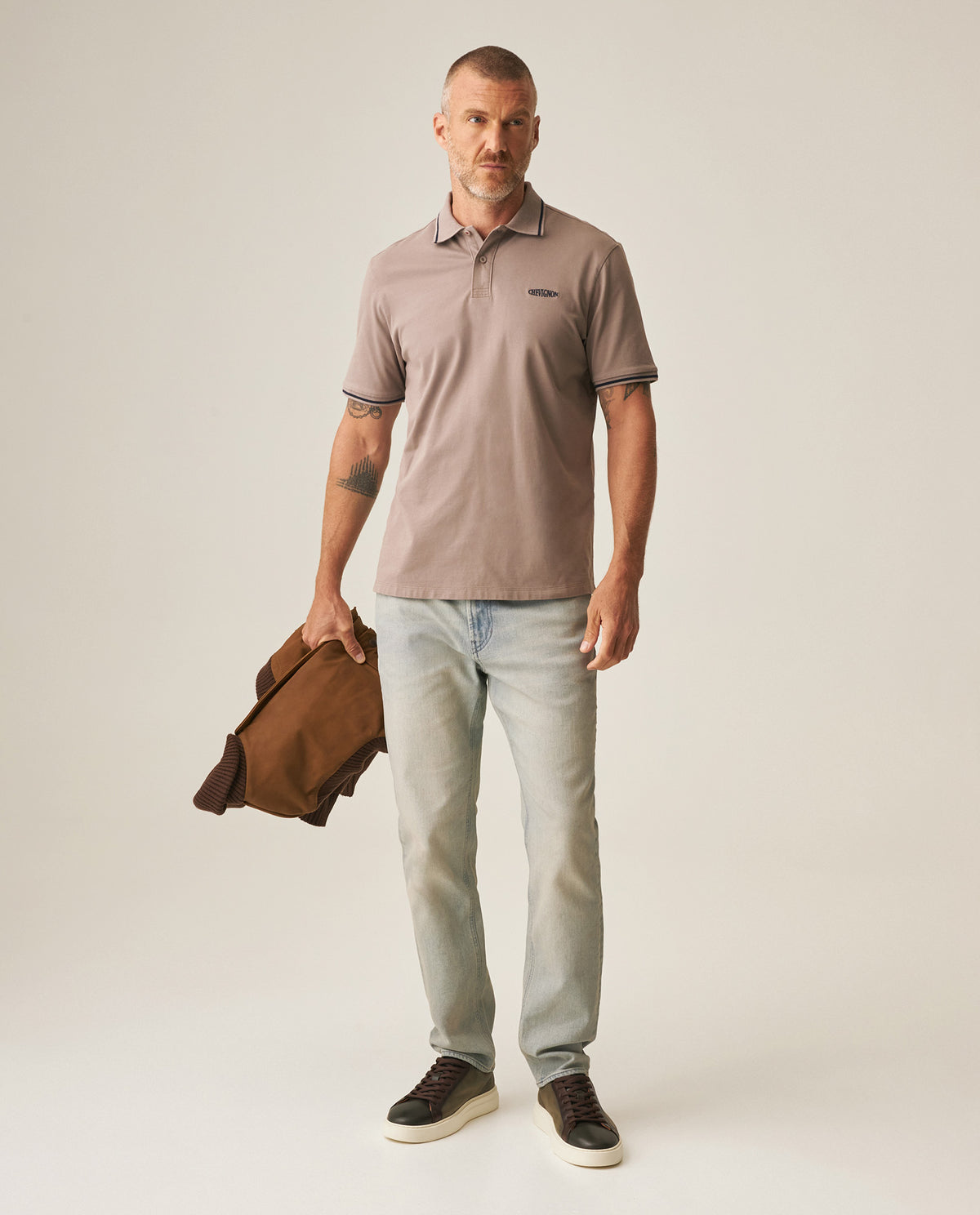 Men´s Slim Fit Polo - Gray 63_609H019_GRI181210_0