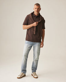 Men´s Regular Fit Polo - Brown 63_609H027_CAF190915_0