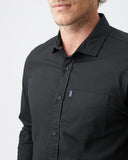 COTTON SHIRT IN BLACK