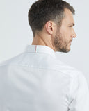 WHITE COTTON TWILL SHIRT