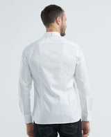 Camisa Premium de Hombre Slim Fit Manga Larga - Tecnología Twill - White 63_610E005_BLA110601_7