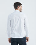 Men's Slim Fit Oxford Long Sleeve Shirt - White 63_610E027_BLA110601_4