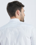 Men's Slim Fit Oxford Long Sleeve Shirt - White 63_610E027_BLA114001_6