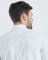 Men's Slim Fit Oxford Long Sleeve Shirt - White 63_610E027_BLA114001_6