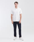 Camisa Manga Corta de Algodón para Hombre - White 63_610F026_BLA110601_3
