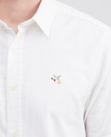 Camisa Manga Corta de Algodón para Hombre - White 63_610F026_BLA110601_4