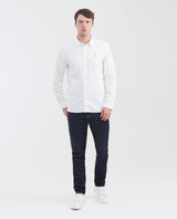 Camisa Manga Larga Algodón Masculino - White 63_610F027_BLA110601_3