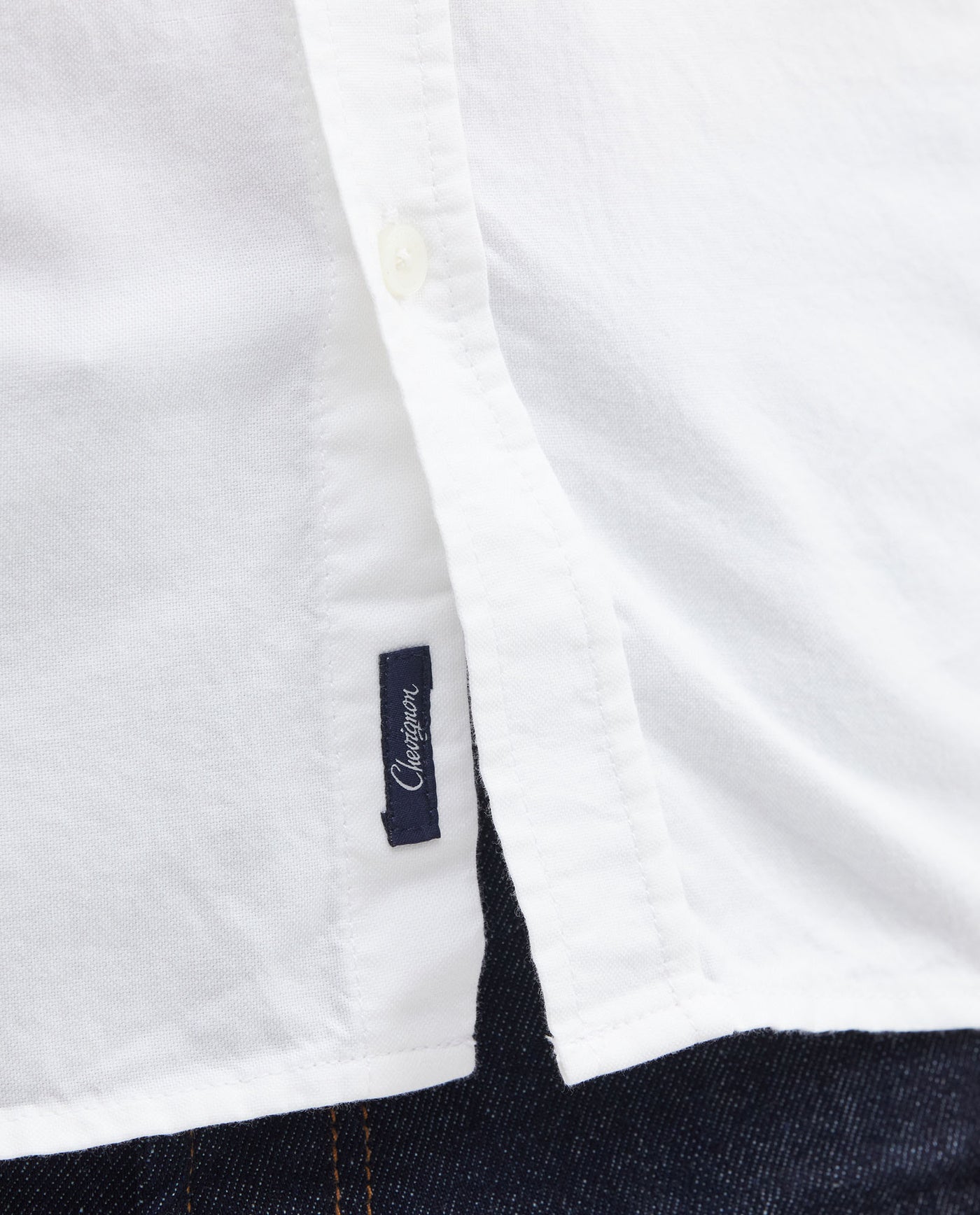 Camisa Manga Larga Algodón Masculino - White 63_610F027_BLA110601_4