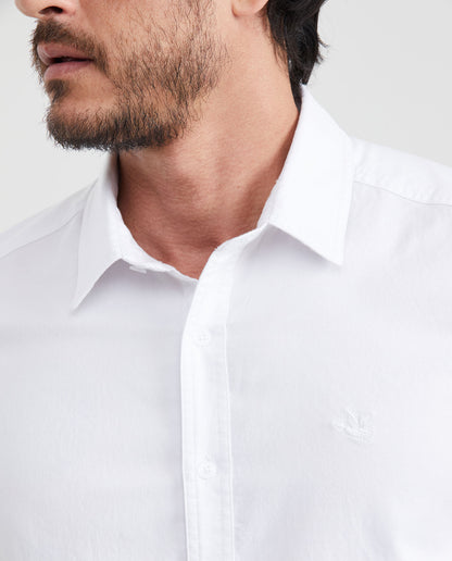 Men's Short Sleeve Shirt - White - 2