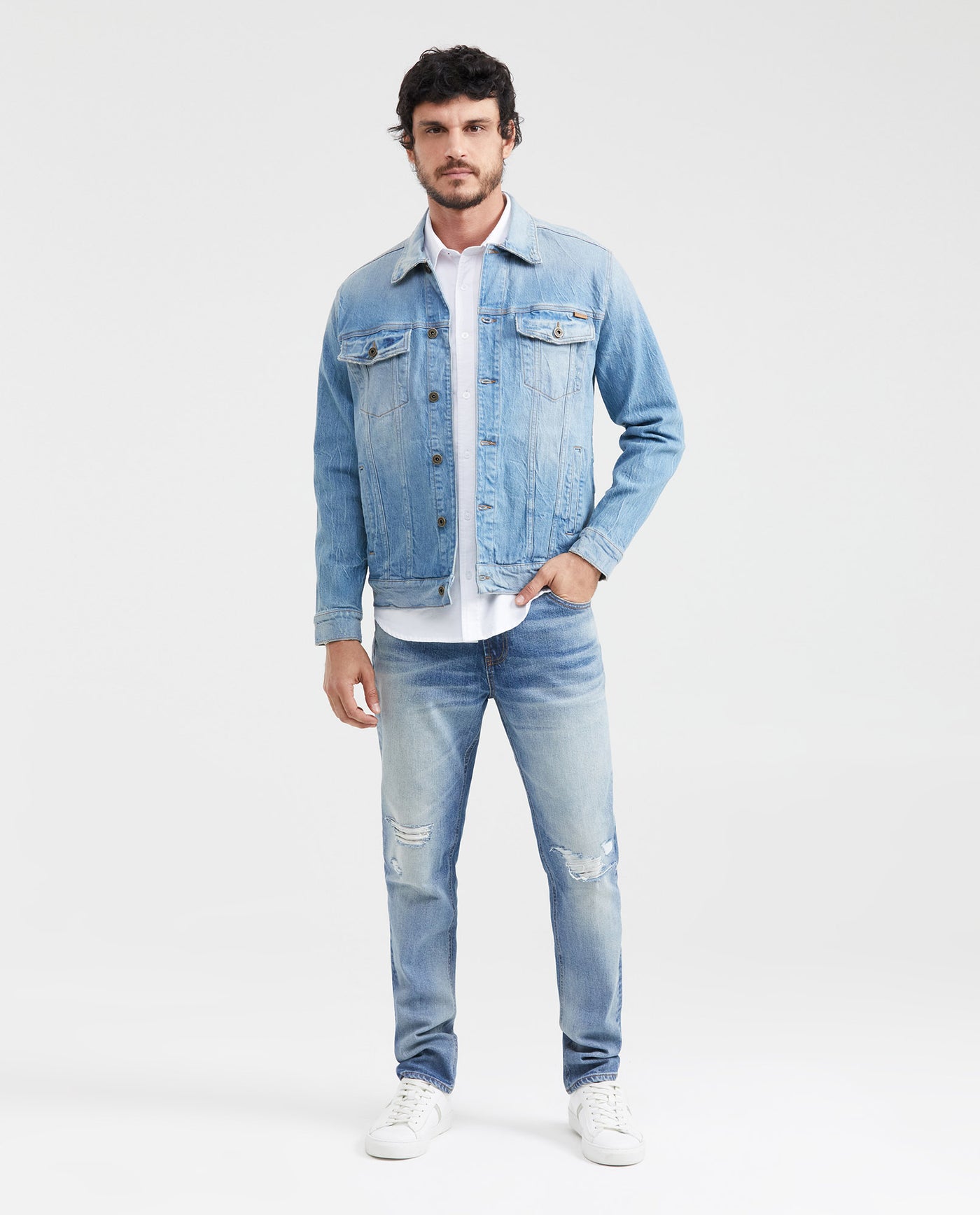 Men's Short Sleeve Shirt Classic Fit in Cotton - 7