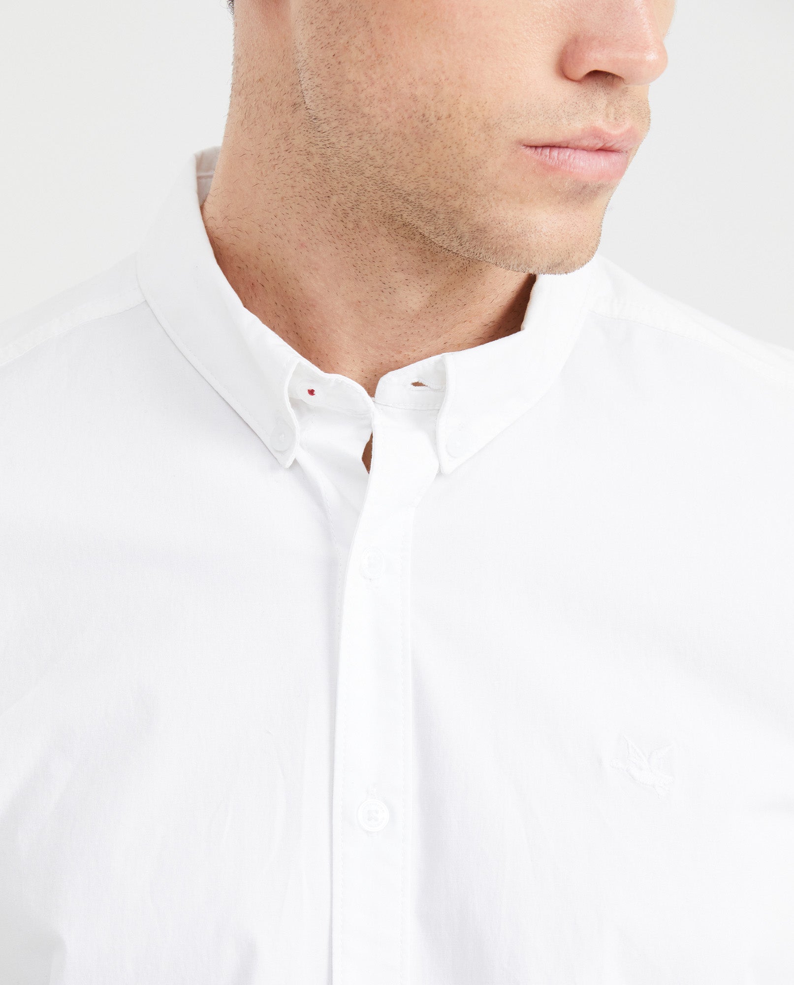 Men's Long Sleeve Shirt Classic Fit in Cotton Stretch Blend 63_610G066_BLA110601_3