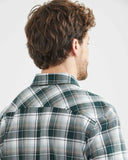 PLAID COTTON SHIRT IN GREEN