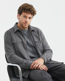 POPLIN SHIRT IN GRAY