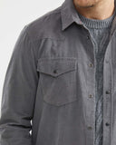 POPLIN SHIRT IN GRAY