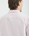 Men's Shirt, Slim Fit Long Sleeve - 100% Cotton Oxford - Pink 611F027 - 6