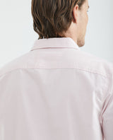 Men's Shirt, Slim Fit Long Sleeve - 100% Cotton Oxford - Pink 611F027 - 6
