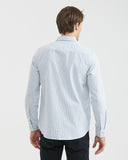 STRIPED PALE BLUE COTTON SHIRT