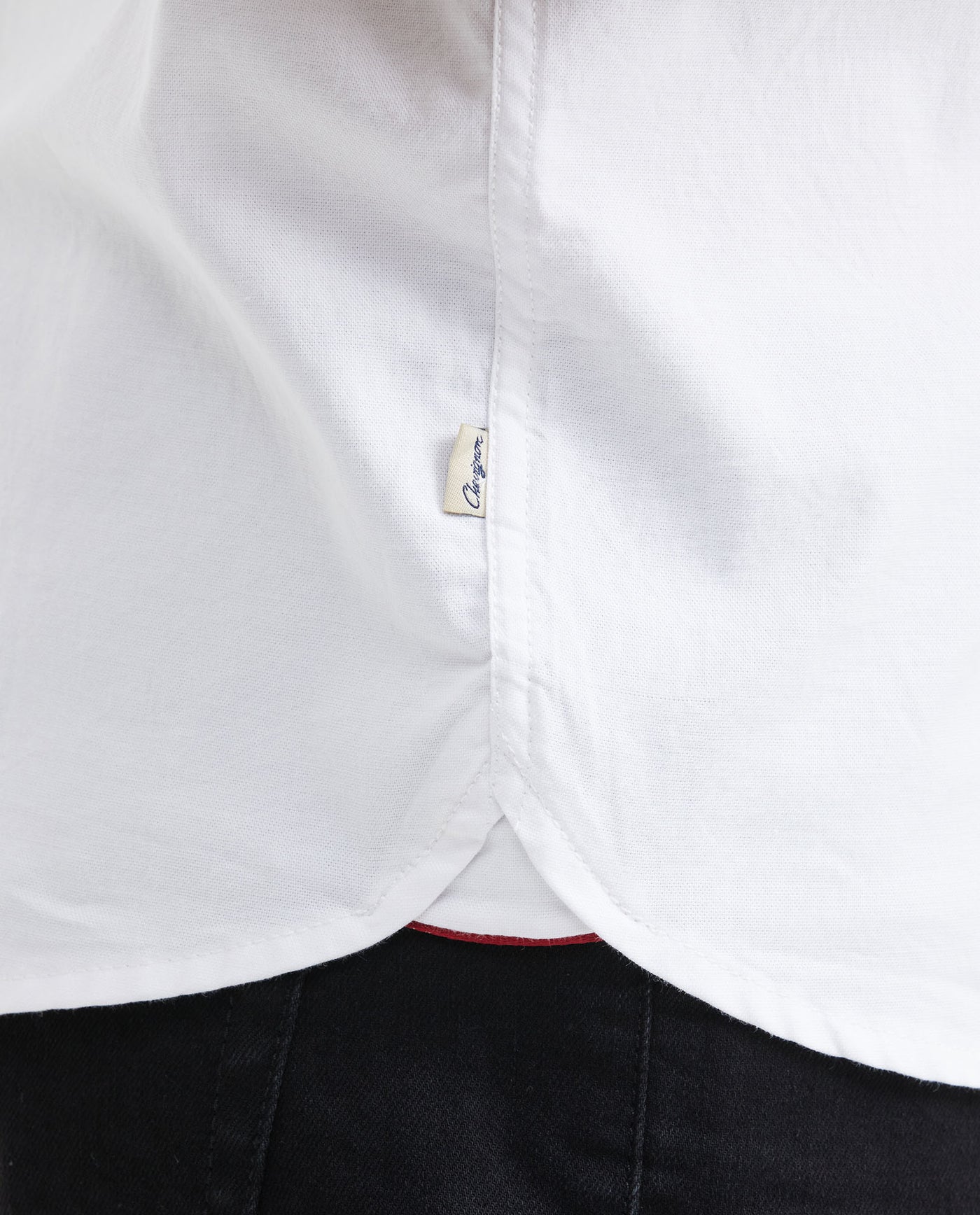 Men's Short Sleeve Slim Fit Shirt - White 611G011 - 3