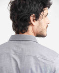 Men's Shirt, Short Sleeve, Slim Fit - Black 611G011 - 5