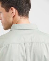 Classic Fit Short Sleeve Cotton Shirt for Men - Green 611G012 - 4