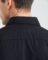 Men's Slim Fit Long Sleeve Shirt Cotton-Tencel Blend Tone-on-Tone Embroidery - 4
