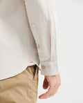 Men's Slim Fit Long Sleeve Button-Down Corduroy Shirt 100% Cotton - 5