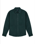Mens Shirt Long Sleeve Slim Fit Cotton Twill Collar Stay Tone on Tone Duck Professional Structure - Green 63_611H022_VER195212_3