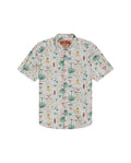 Mens Shirt Short Sleeve Classic Fit Resort Cotton Continuous Palm Print Flag Label No Pocket - Raw 63_611H029_CRU110606_3