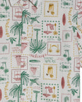 Mens Shirt Short Sleeve Classic Fit Resort Cotton Continuous Palm Print Flag Label No Pocket - Raw 63_611H029_CRU110606_8