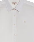 Mens Shirt Long Sleeve Slim Fit Cotton Twill Collar Stay Tone on Tone Duck Professional Structure - Raw 63_611H043_CRU110606_3