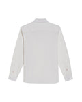 Mens Shirt Long Sleeve Slim Fit Cotton Twill Collar Stay Tone on Tone Duck Professional Structure - Raw 63_611H043_CRU110606_5
