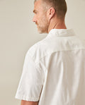 Mens Shirt Short Sleeve Classic Fit Resort Cotton Twill Embroidered Localized Palm Trees Effect Buttons - Raw 63_611H044_CRU110701_8