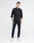 Men's Slim Fit-Shirts - Black 612E018 - 2