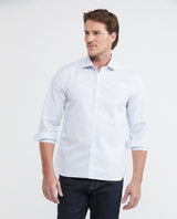 Men's Long Sleeve Striped Shirt Dobby Comfort Coolmax 63_612E024_021100_0