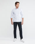 Men's Long Sleeve Striped Shirt Dobby Comfort Coolmax 63_612E024_021100_3