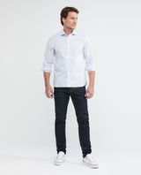 Men's Long Sleeve Striped Shirt Dobby Comfort Coolmax 63_612E024_021100_3