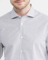 Men's Long Sleeve Striped Shirt Dobby Comfort Coolmax 612E024 - 3