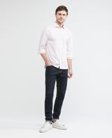 Men's Long Sleeve Striped Shirt Dobby Comfort Coolmax 612E024 - 2