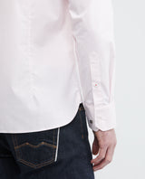 Men's Long Sleeve Striped Shirt Dobby Comfort Coolmax 612E024 - 3