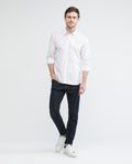 Men's Slim Fit-Shirts - White - 2