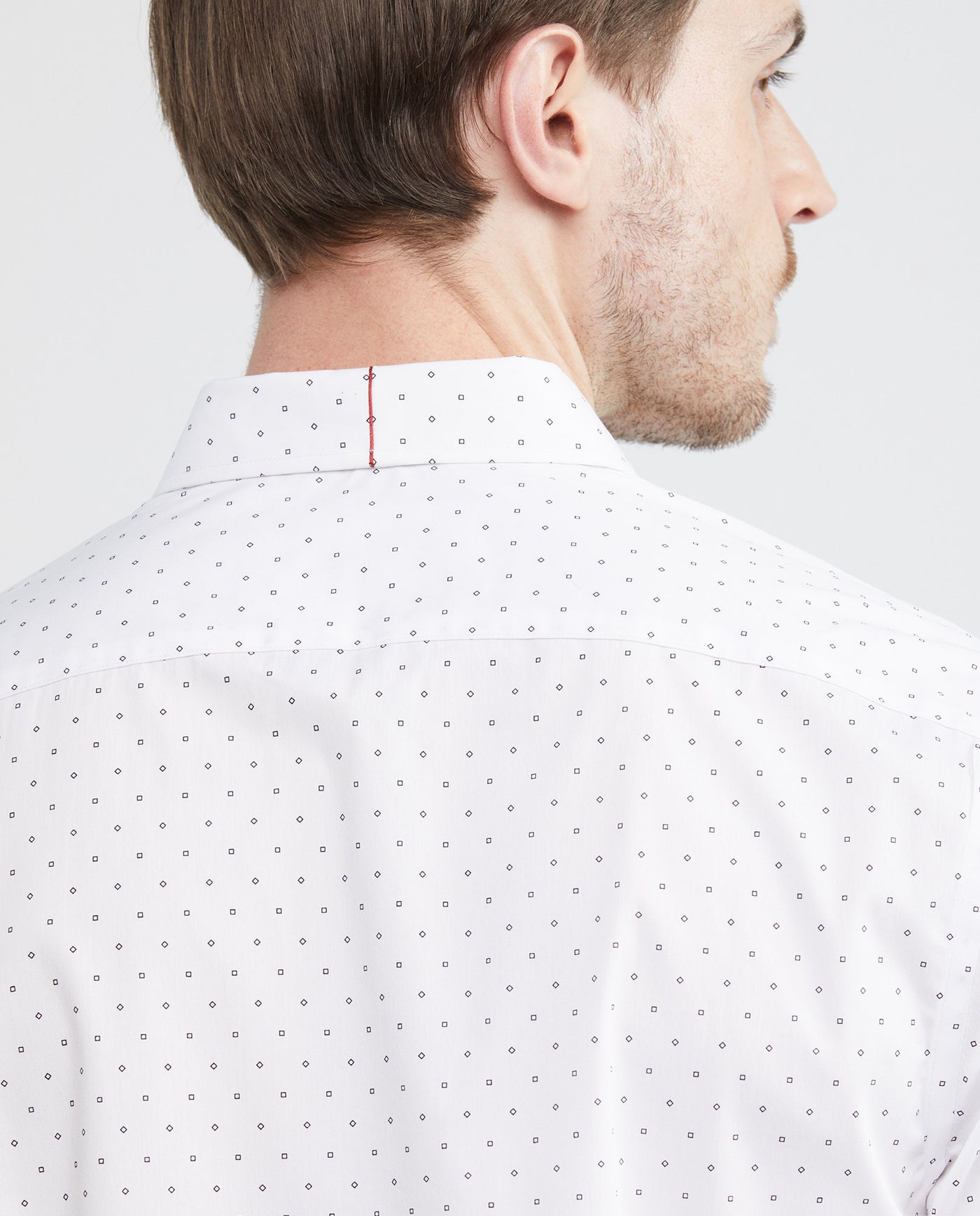 Men's Slim Fit-Shirts - White - 3