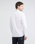 Men's Slim Fit-Shirts - White - 5