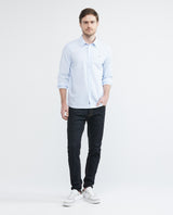 Men's Long Sleeve Slim Fit Shirt Duck Embroidery in Cotton 612E027 - 2