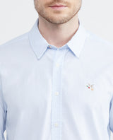 Men's Long Sleeve Slim Fit Shirt Duck Embroidery in Cotton 612E027 - 3